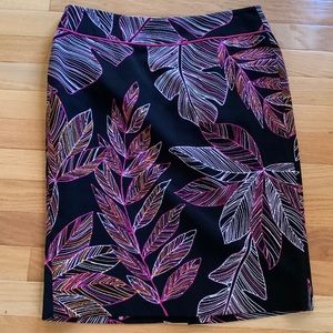 Nine West floral pencil skirt